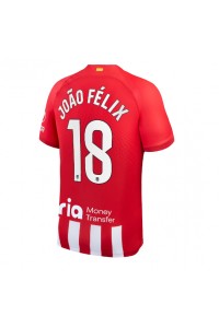 Atletico Madrid Joao Felix #18 Voetbaltruitje Thuis tenue 2023-24 Korte Mouw